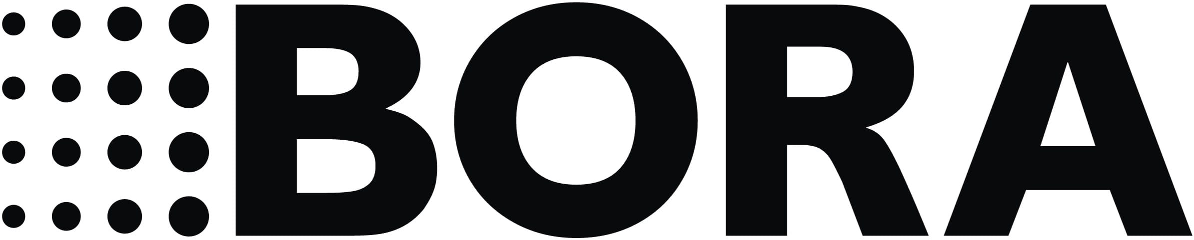 BORA-Logo in Schwarz, passend zur ERP-Lösung APplus von Asseco Solutions.